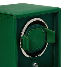 Load image into Gallery viewer, WOLF - Cub Single Watch Winder with Cover - Green | 461143
