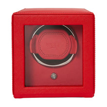 Load image into Gallery viewer, WOLF - Cub Single Watch Winder with Cover - Red  | 461172
