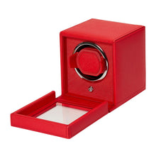 Load image into Gallery viewer, WOLF - Cub Single Watch Winder with Cover - Red  | 461172
