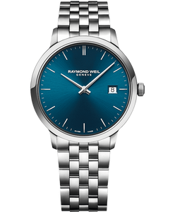 Raymond Weil Toccata Men's Classic Blue Dial Stainless Steel Quartz Watch, 39 mm | 5485-ST-50001