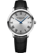 Charger l&#39;image dans la galerie, Raymond Weil Toccata Men&#39;s Classic Silver Dial Leather Quartz Watch, 42 mm | 5585-STC-00659
