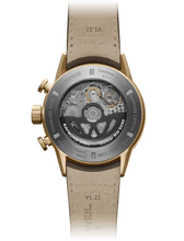 Load image into Gallery viewer, Raymond Weil Freelancer Men&#39;s Automatic Chronograph Bi-compax Bronze Leather Watch | 7780-B1-20422
