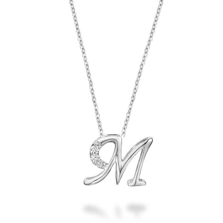 22375 | Mini Diamond Initials M