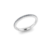 Load image into Gallery viewer, Half eternity band - 14kt white gold &amp; diamonds | R-21997-0.25ct
