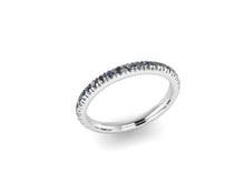 Load image into Gallery viewer, Half eternity band - 14kt white gold &amp; diamonds | R-21997-0.35ct
