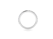 Load image into Gallery viewer, Half eternity band - 14kt white gold &amp; diamonds | R-21997-0.35ct
