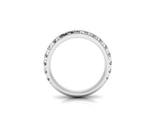 Load image into Gallery viewer, Half eternity band - 14kt white gold &amp; diamonds | R-21997-1.00ct
