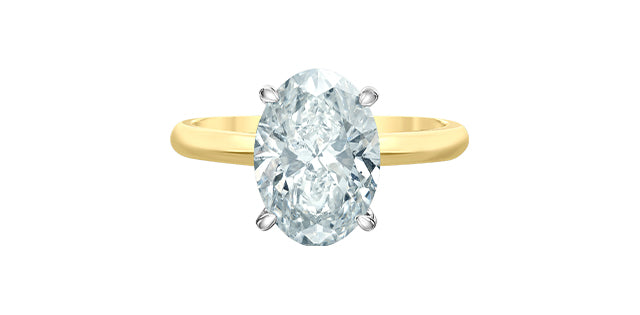 Solitaire Ring 14kt | LGD | 1.59ct VS2-E