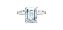 Load image into Gallery viewer, Solitaire Ring 18kt | LGD | 5.06ct VS1-E Emerald Cut
