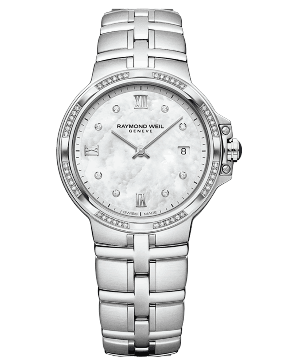 Raymond Weil Parsifal Silver Mother of Pearl Women s Watch 5180 STS 00995