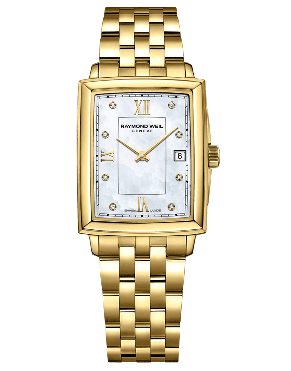 Raymond Weil Toccata Ladies Gold PVD plating Diamond Quartz Watch | 5925-P-00995