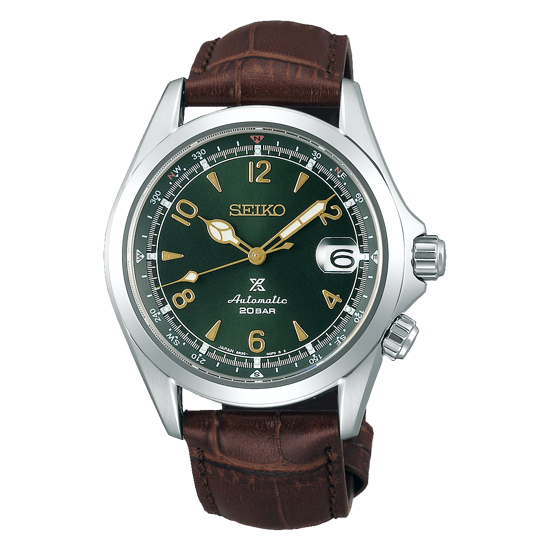 Seiko green 2025 dial automatic alpinist