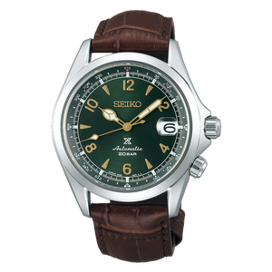 Seiko mens watch green face hotsell