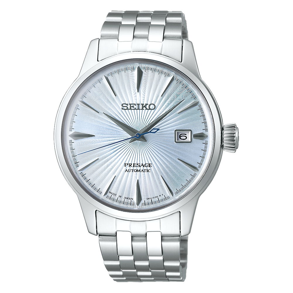 Seiko Presage Light Blue SRPE19J1 Assaleh Joailleries Jewellers