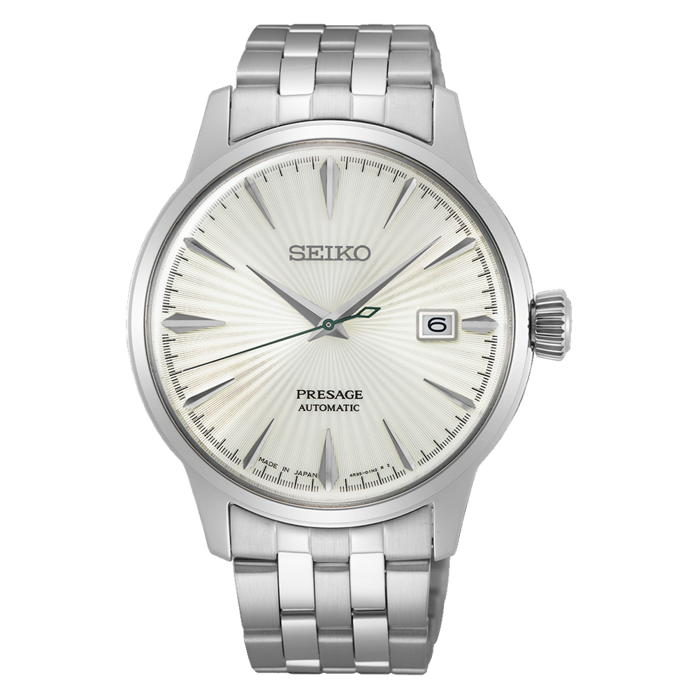Seiko Presage white SRPG23J1 Assaleh Joailleries Jewellers