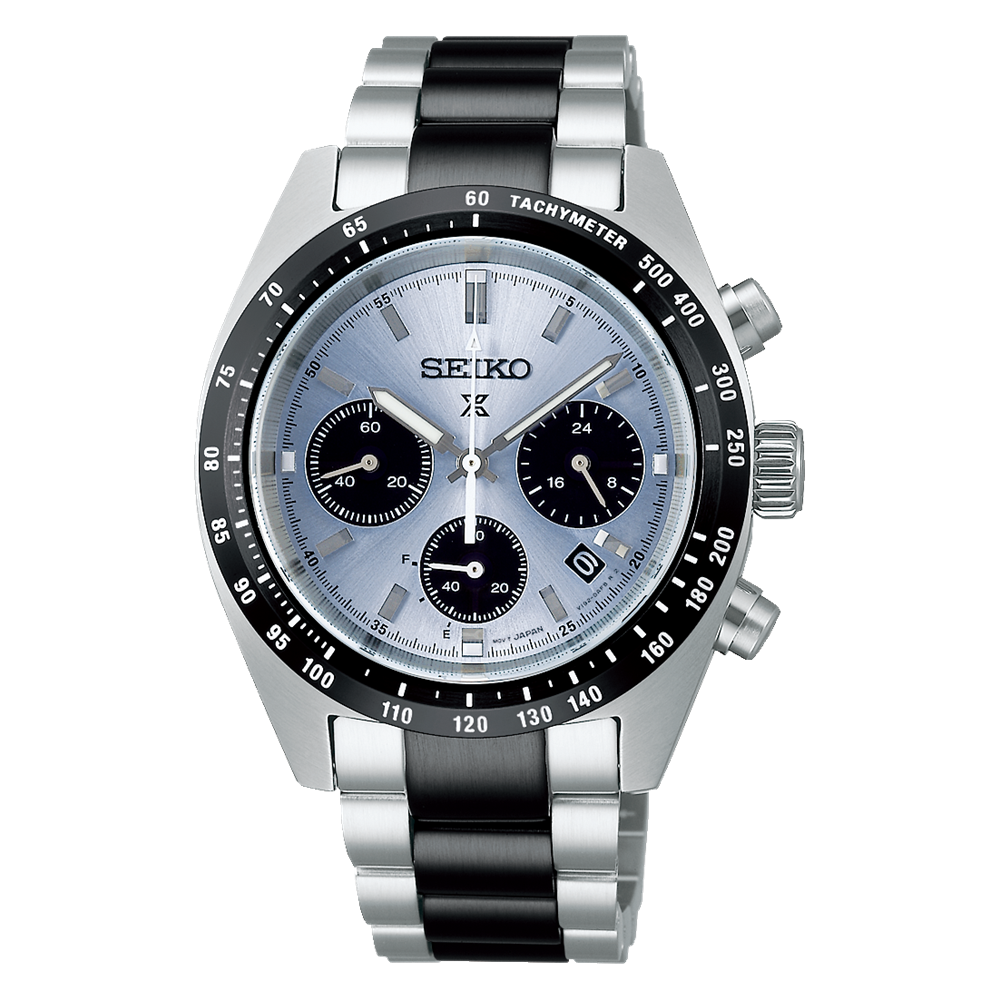 Seiko solar 2025 chronograph blue face
