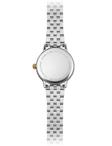 Toccata Ladies Two-tone Gold Diamond Quartz Watch, stainless steel two-tone, white mother-of-pearl dial, 11 diamonds, yellow gold PVD | 5985-STP-97081